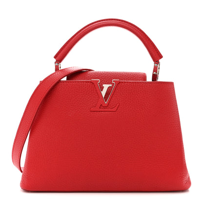 Louis Vuitton Taurillon Capucines BB Scarlet Red 1 of 13