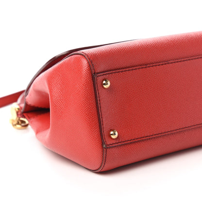Dolce & Gabbana Dauphine Medium Miss Sicily Satchel Dark Red 6 of 9