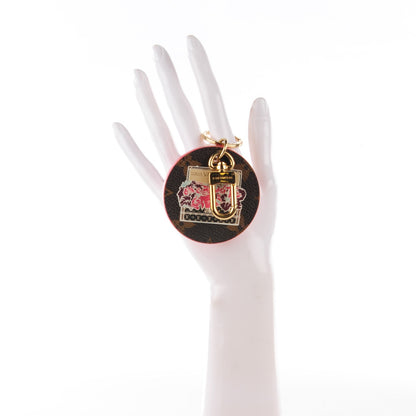 Louis Vuitton Monogram Illustre Posies Bag Charm 2 of 8