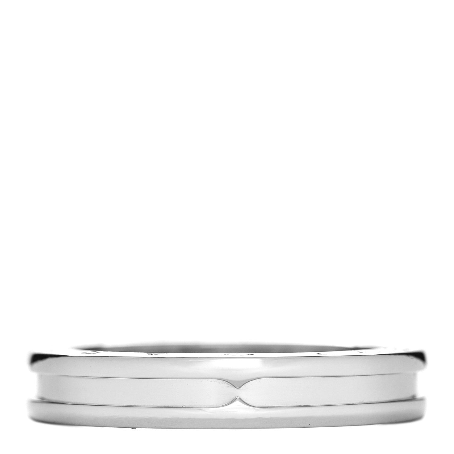Bulgari 18K White Gold B.Zero1 One-Band Ring 64 10.75 1 of 5