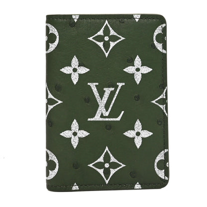 Louis Vuitton Ostrich Monogram Pocket Organizer Cactus 1 of 7