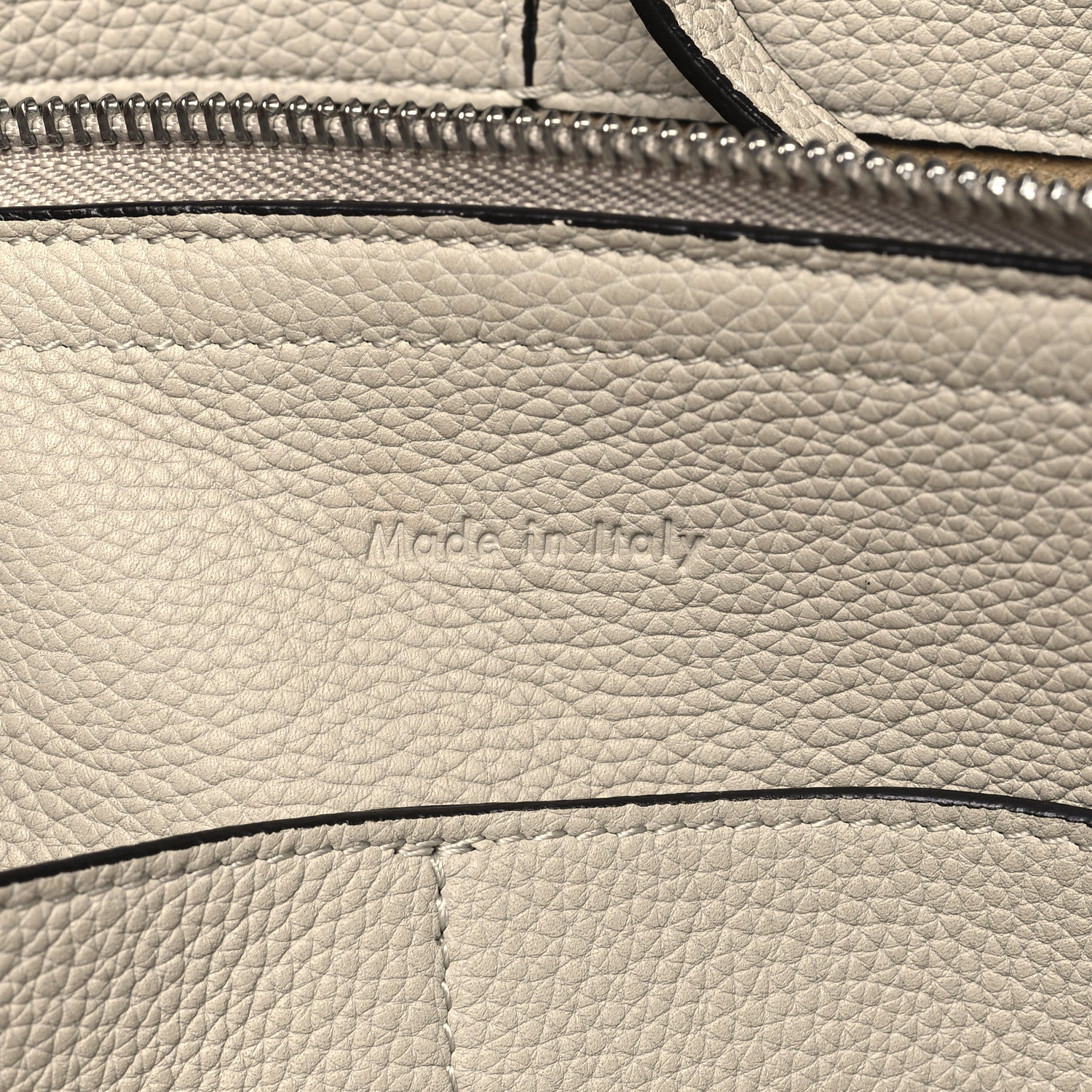 Celine Baby Grained Calfskin Medium Tri-Fold Bag Dune 6 of 8