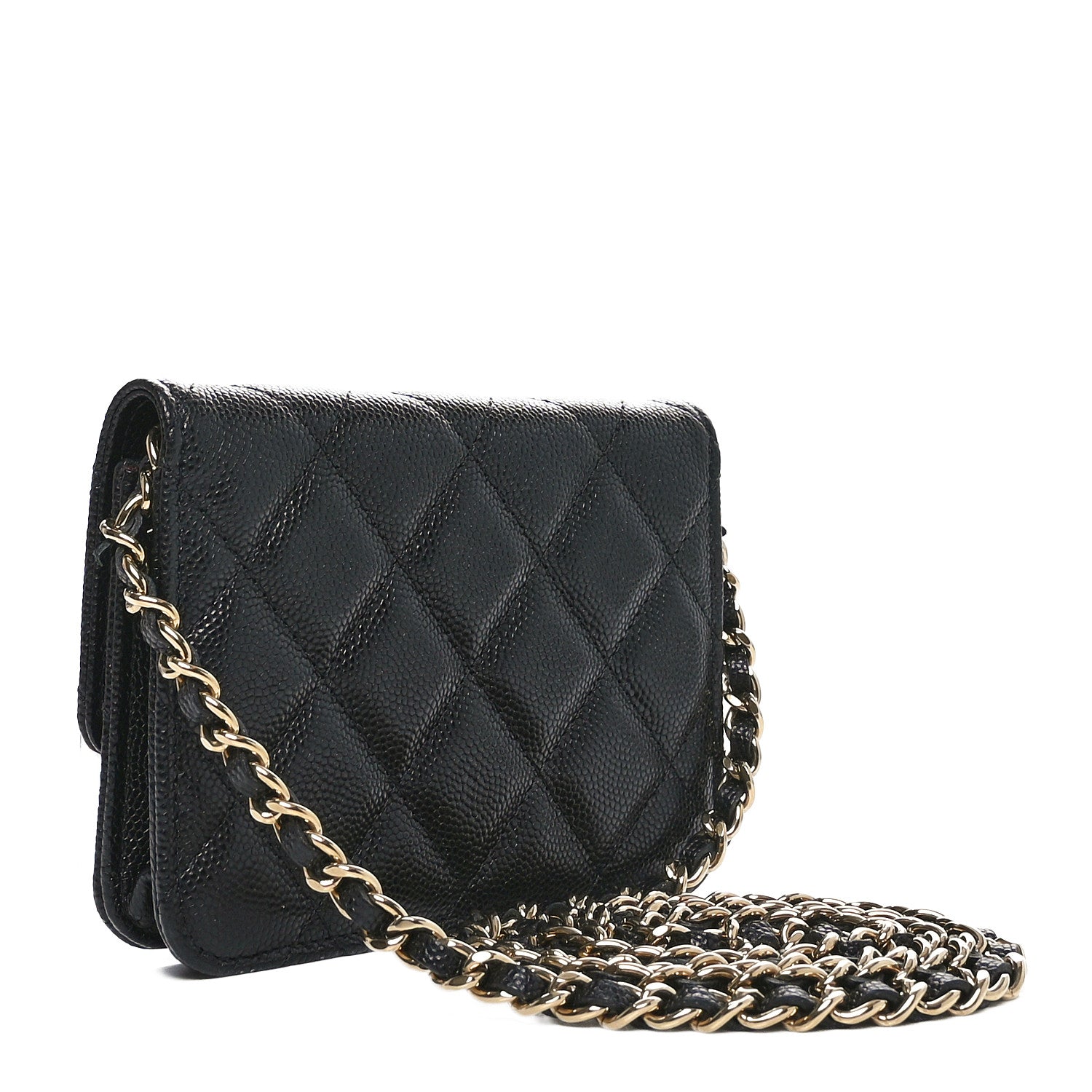 Chanel Caviar Quilted Mini Chain Bag Black 2 of 11