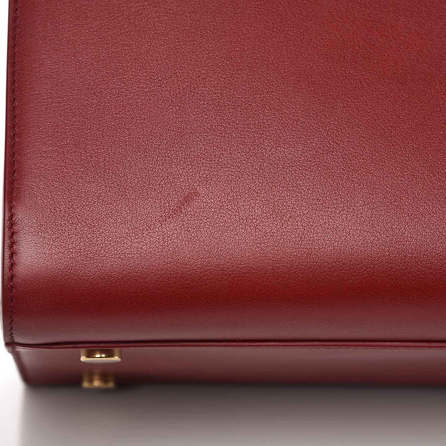 Saint Laurent Calfskin Small Sac De Jour Oxblood 11 of 12