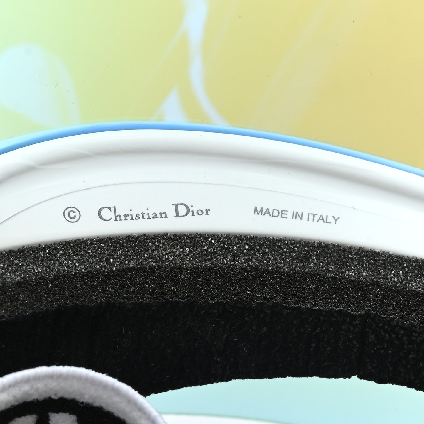 Mirrored DiorClub1 Sun Visor  Blue