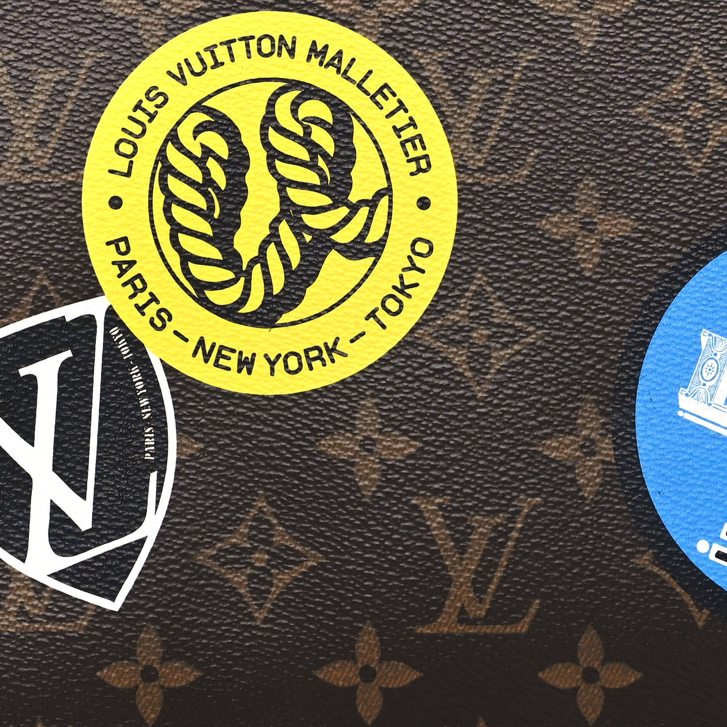 Louis Vuitton Monogram World Tour Neverfull MM GM Pochette 7 of 7