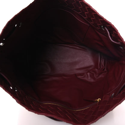 Bottega Veneta Nappa Intrecciato Medium Garda Bag Dark Red 5 of 13