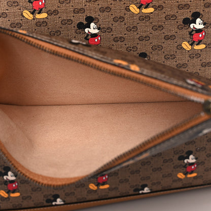 Gucci X DISNEY Mini Vintage GG Supreme Monogram Mickey Mouse Large Shopping Tote Beige Vintage Sun Oil 9 of 14