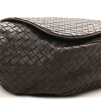 Bottega Veneta Nappa Intrecciato Messenger Bag Ebano 8 of 9