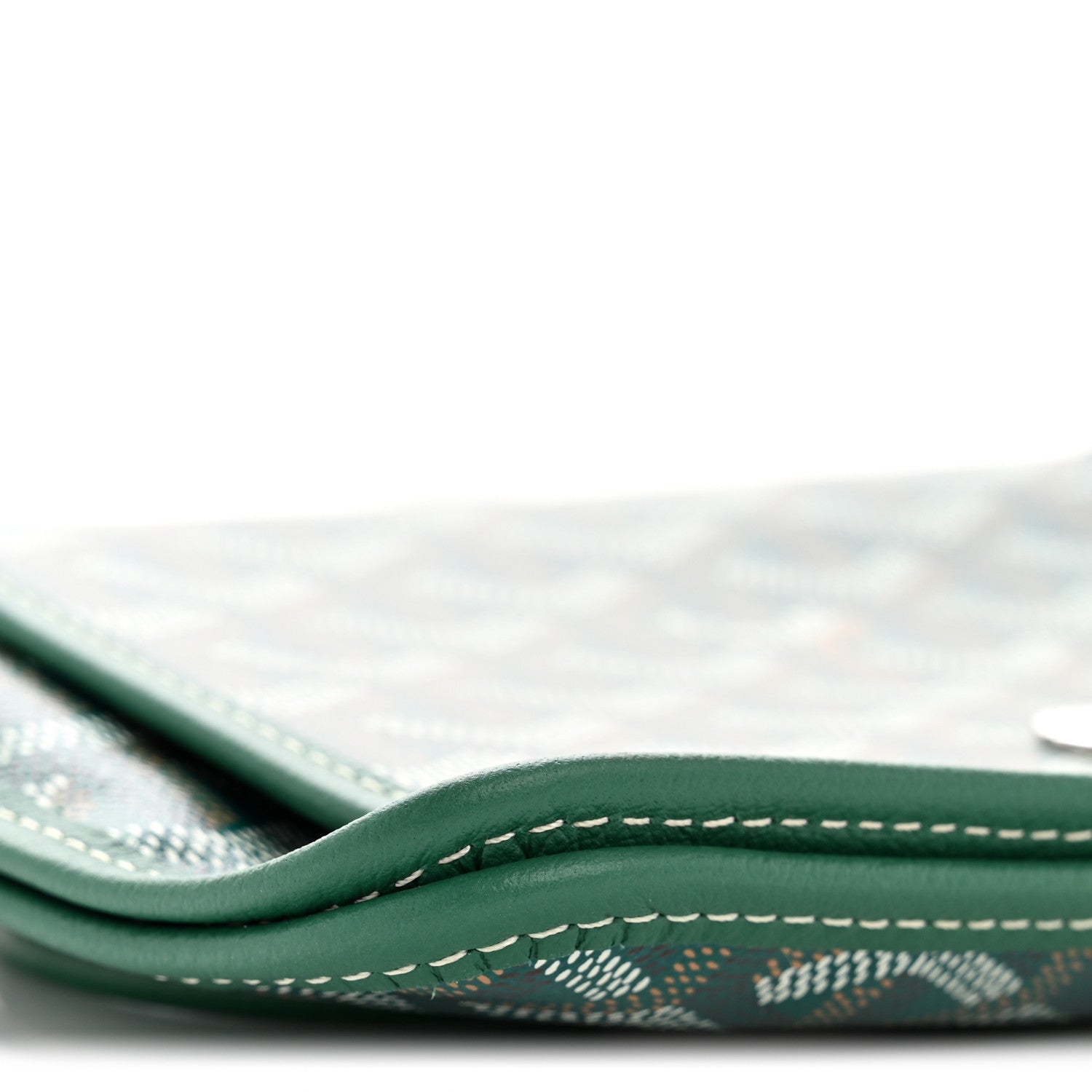 Goyard Goyardine Plumet Wallet Clutch Green 9 of 12