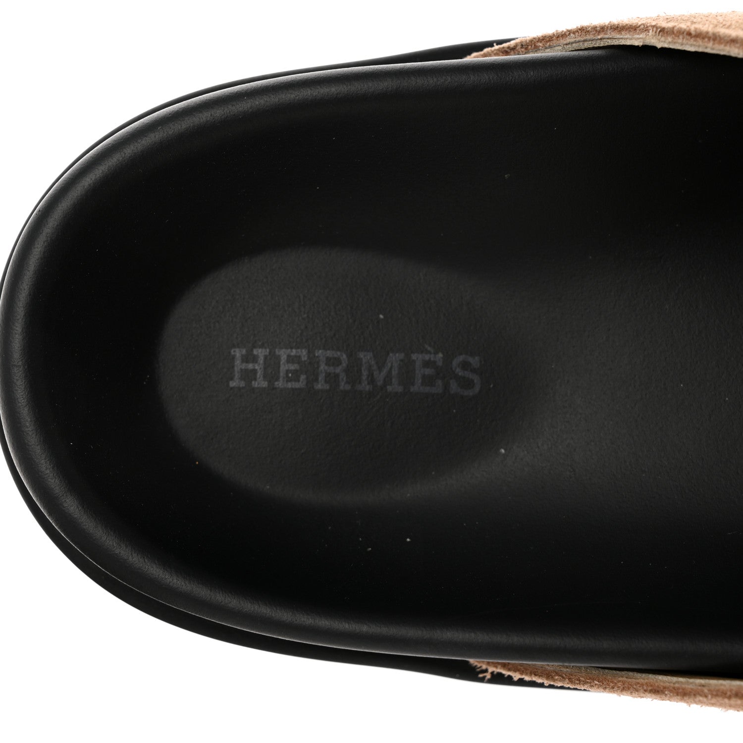 Hermes Suede Calfskin Mens Go Mules 43 Beige Argile 8 of 12