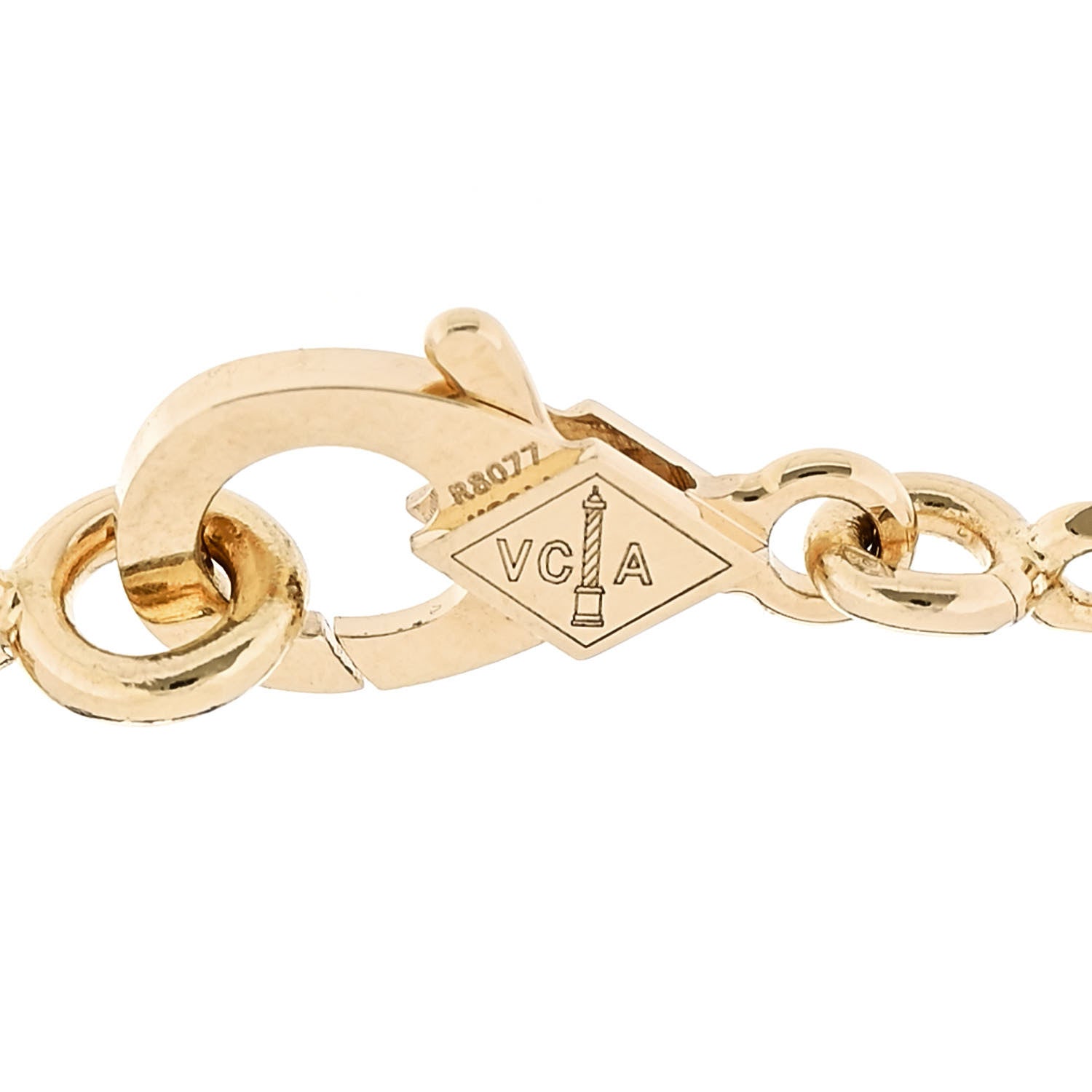 Van Cleef & Arpels 18K Yellow Gold Black Onyx 5 Motifs Vintage Alhambra Bracelet 3 of 6