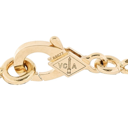 Van Cleef & Arpels 18K Yellow Gold Black Onyx 5 Motifs Vintage Alhambra Bracelet 3 of 6