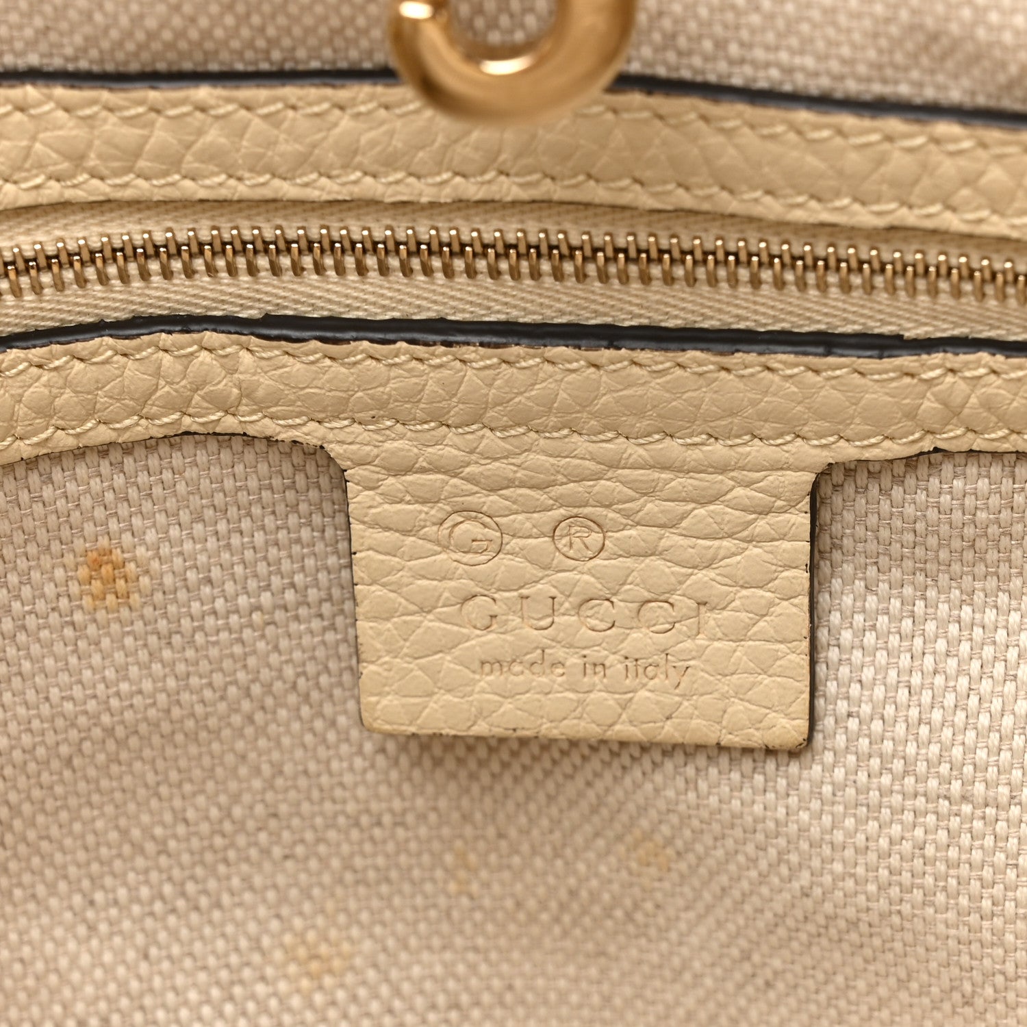 Gucci Cellarius Calfskin Medium Soho Chain Shoulder Bag Ivoire 6 of 17