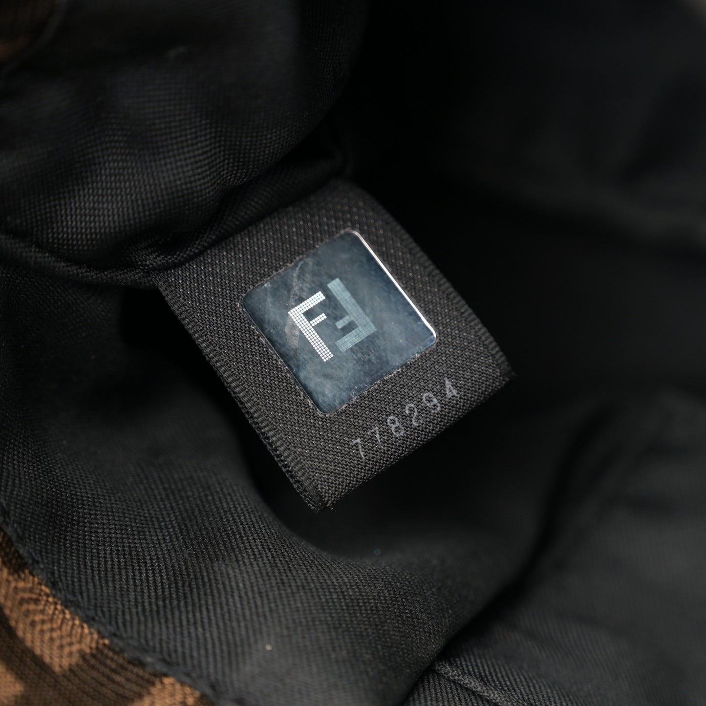 Zucca Sequin Chef Shoulder Bag Tobacco