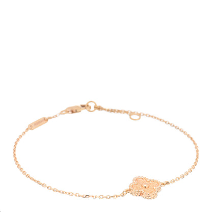 Van Cleef & Arpels 18K Rose Gold Sweet Alhambra Bracelet 1 of 3