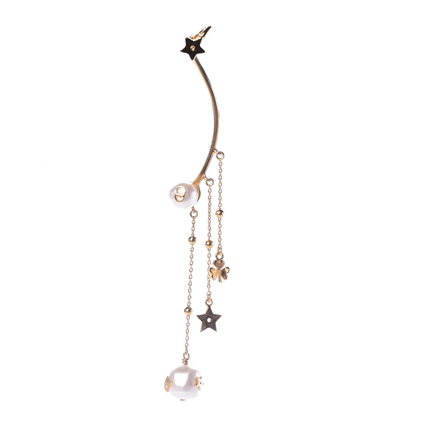 Pearl Shiny-D Earring Gold