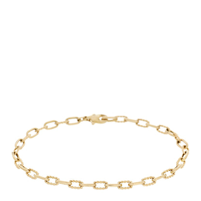 David Yurman 18K Yellow Gold Madison 3mm Classic Chain Bracelet 1 of 3