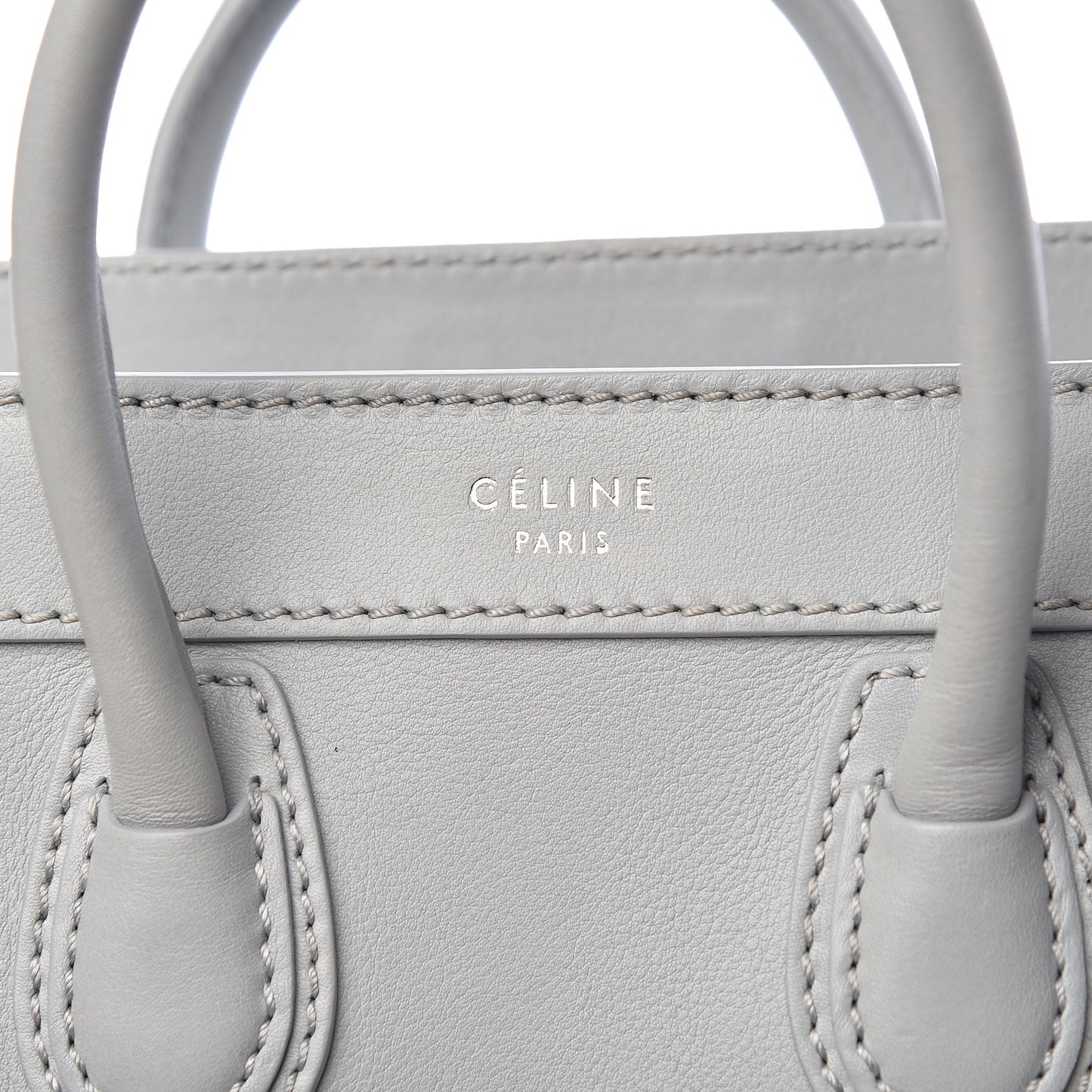 Smooth Calfskin Nano Luggage Sky