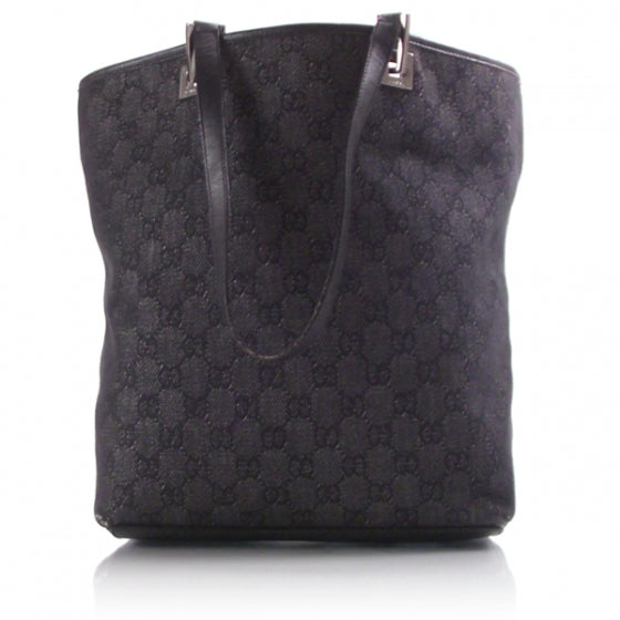 Denim Monogram Eclipse Bucket Tote