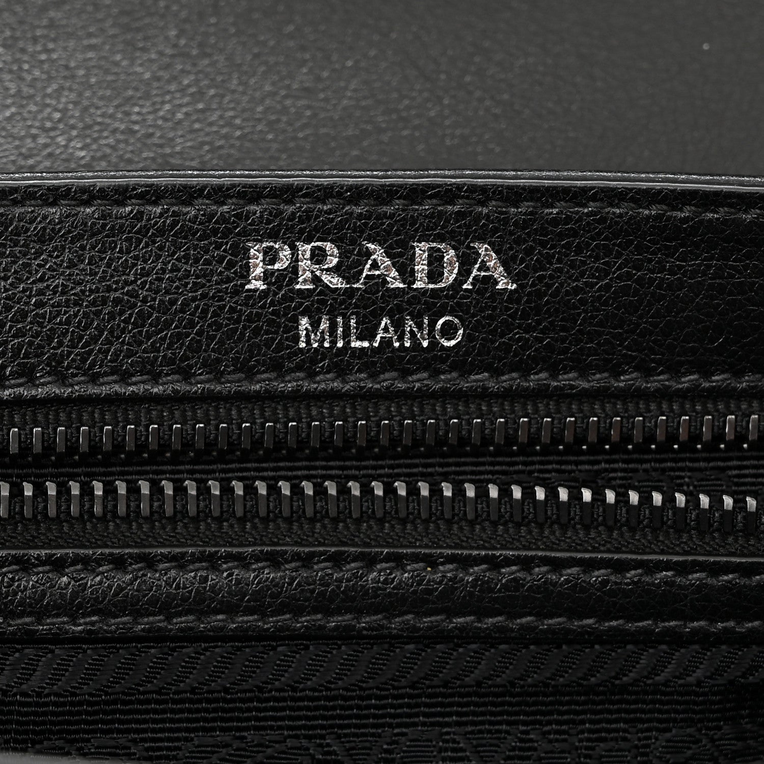 Prada Glace Calfskin Studded Crossbody Black 6 of 11