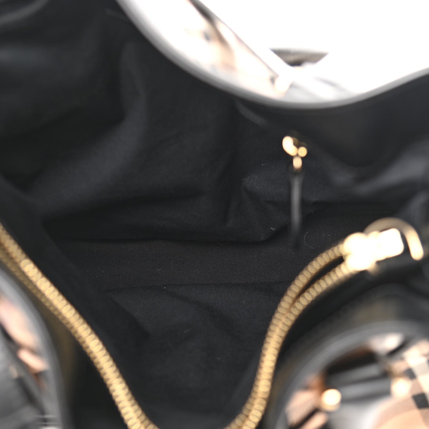 Haymarket Check Medium Golderton Tote Black