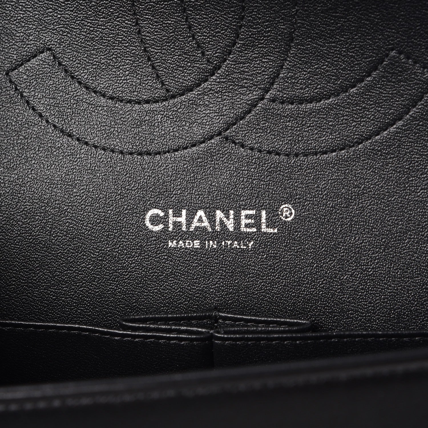Chanel Lambskin Chevron Quilted Jumbo Double Flap So Black 7 of 9