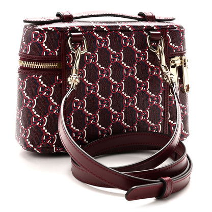 Gucci GG Shadow Supreme Canvas Mini Crossbody Bag Rosso Ancora Red 3 of 9