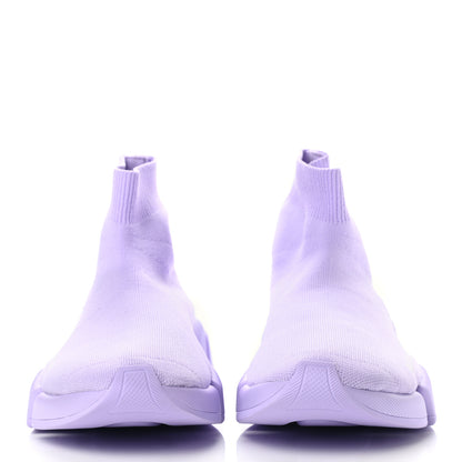 Balenciaga Technical 3D Recycled Knit Womens Speed 2.0 Sneakers 37 Monocolor Lilla 2 of 10