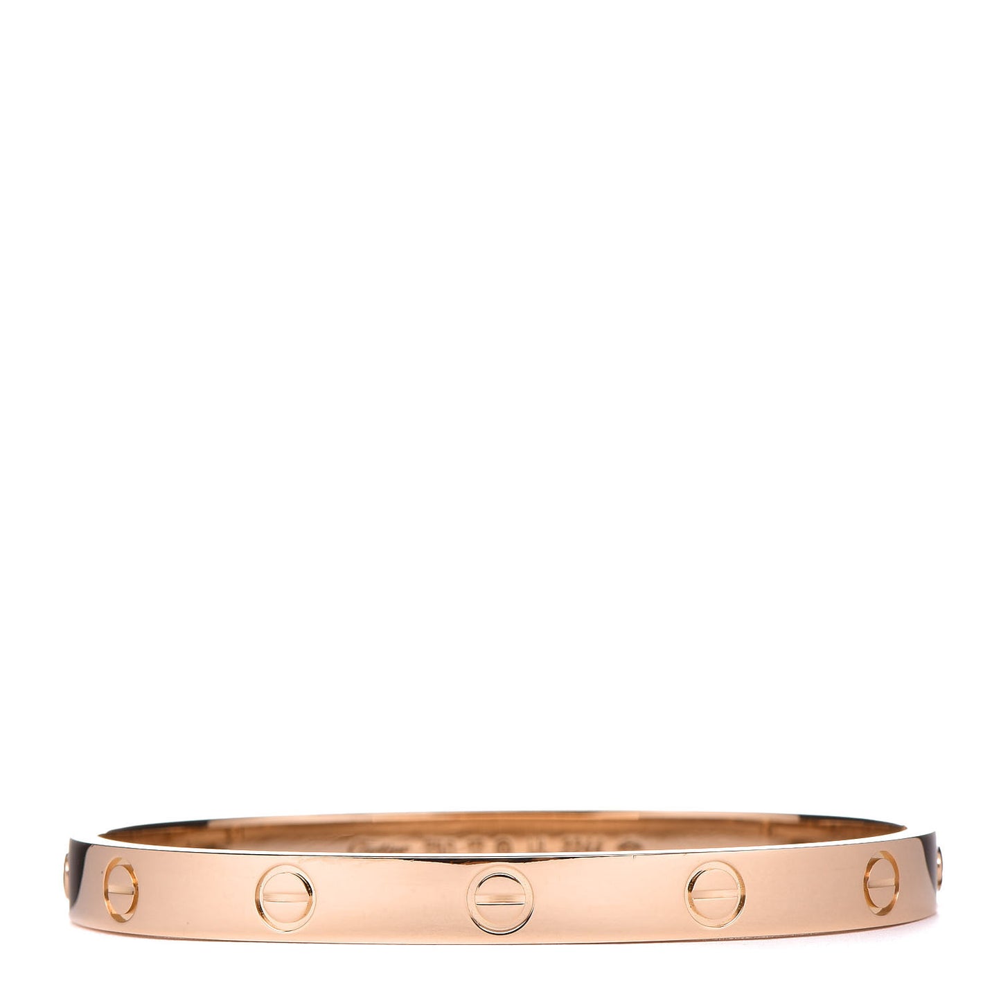 18K Pink Gold LOVE Bracelet 17
