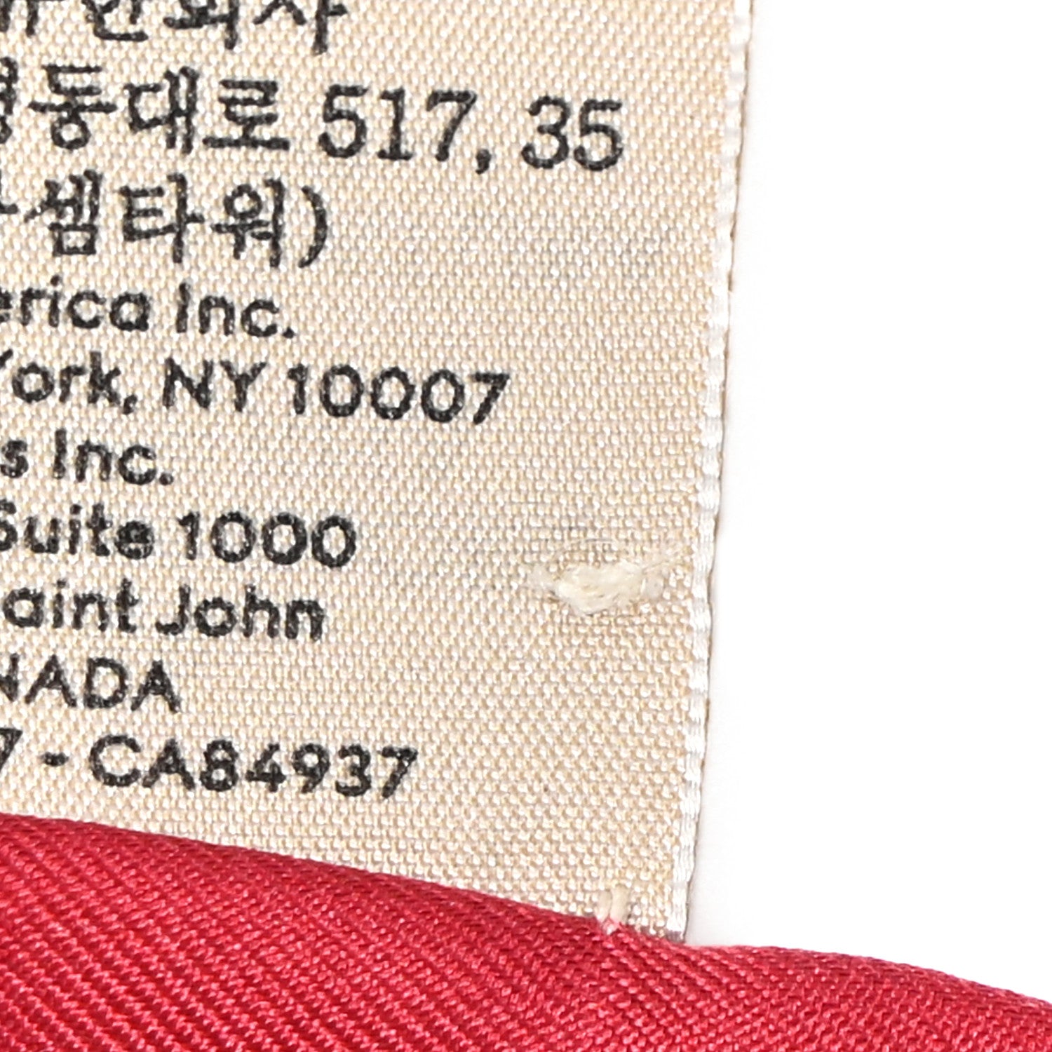 Gucci Silk Twill Lady Mix Long Scarf Red Pink 8 of 8