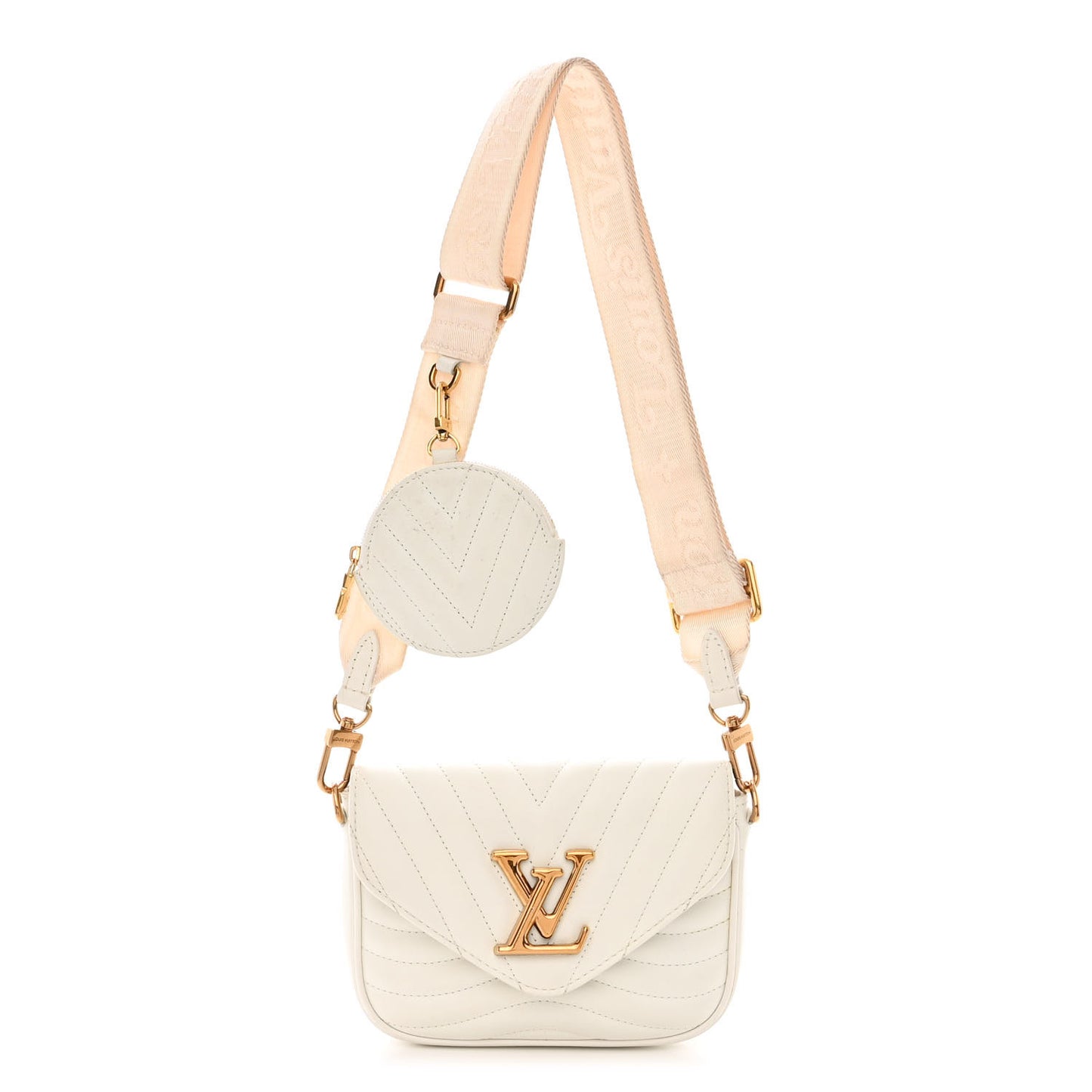 Calfskin New Wave Multi Pochette Snow