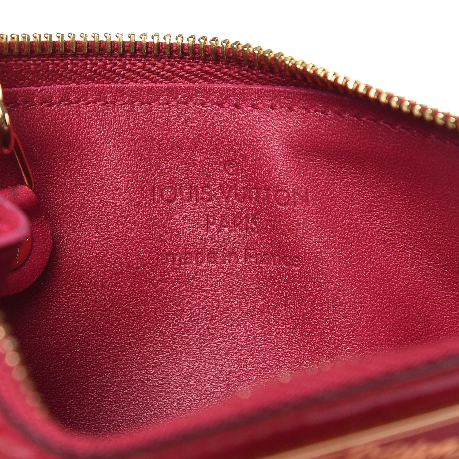 Louis Vuitton Vernis Key Pouch Rose Indien 6 of 8