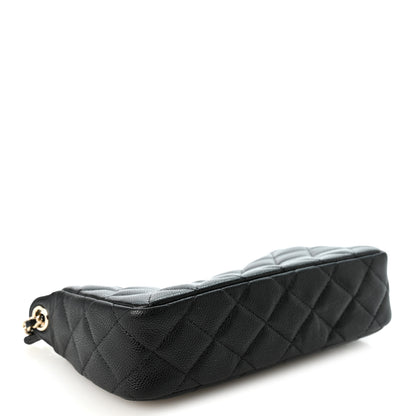 Chanel Caviar Quilted Purse With Chain Black 4 of 11