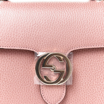 Gucci Dollar Calfskin Small Interlocking G Shoulder Bag Soft Pink 8 of 10