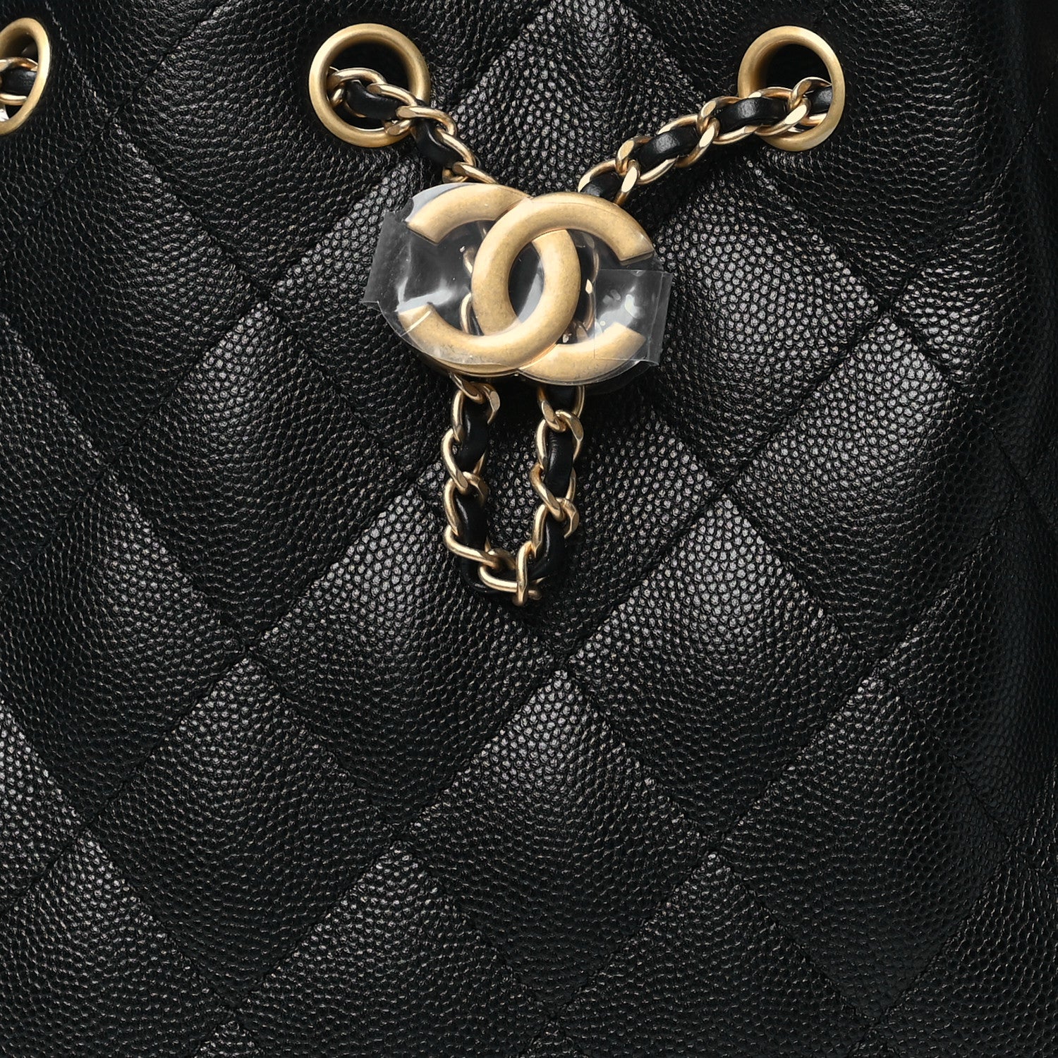 Chanel Caviar Quilted Small Chanel 25 Handbag Black 8 of 11