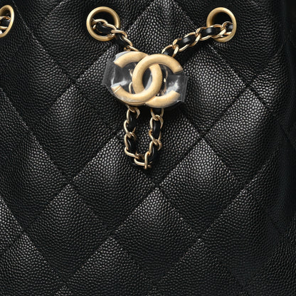 Chanel Caviar Quilted Small Chanel 25 Handbag Black 8 of 11