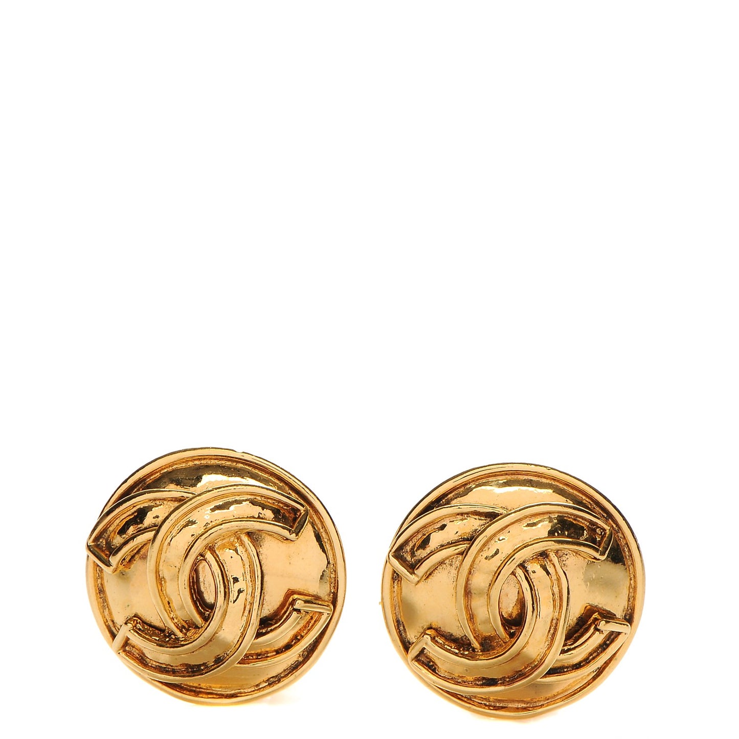 CC Clip On Earrings Gold