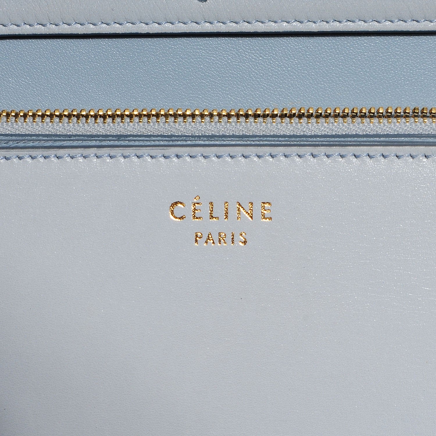Celine Smooth Calfskin Medium Classic Box Flap Bag in Sky 6 of 7