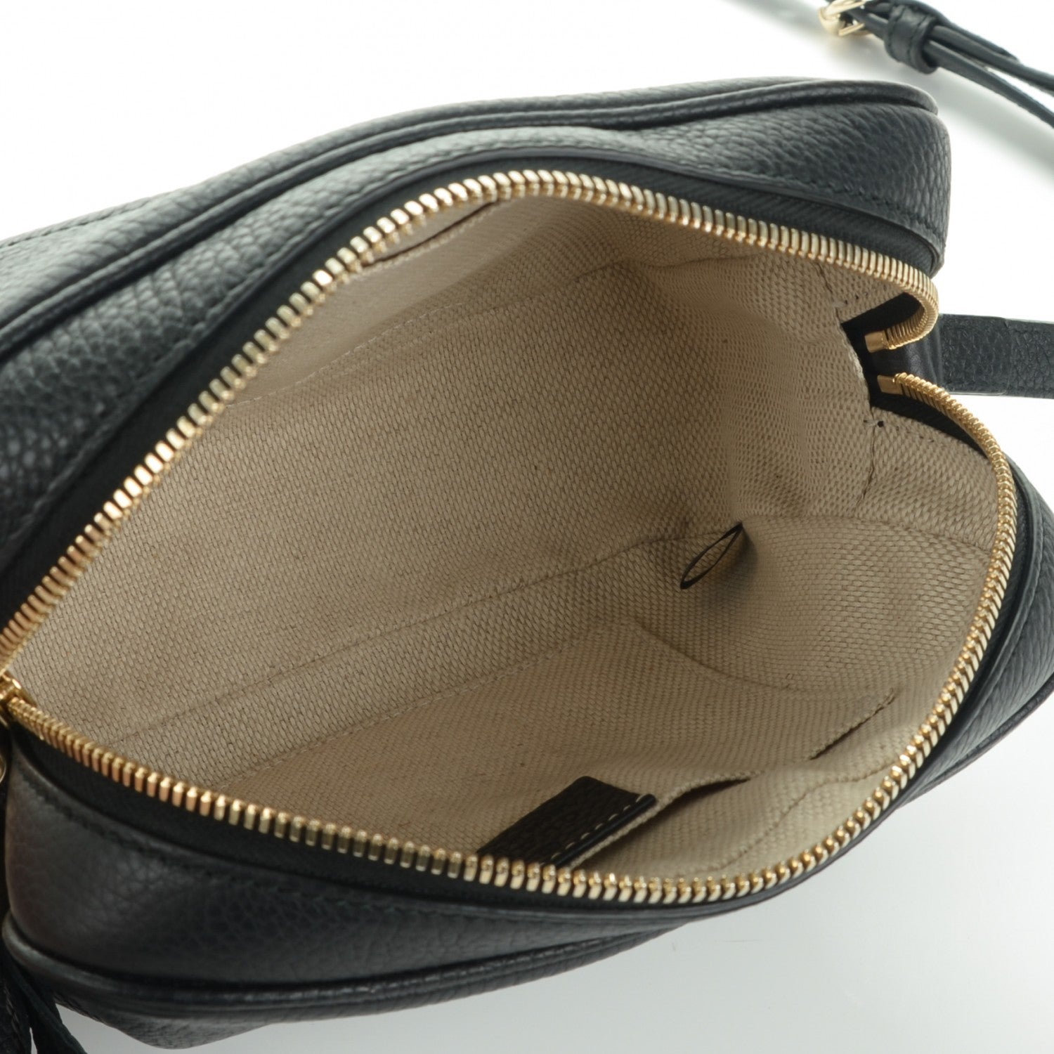 Gucci Pebbled Calfskin Small Soho Disco Bag Black 5 of 7