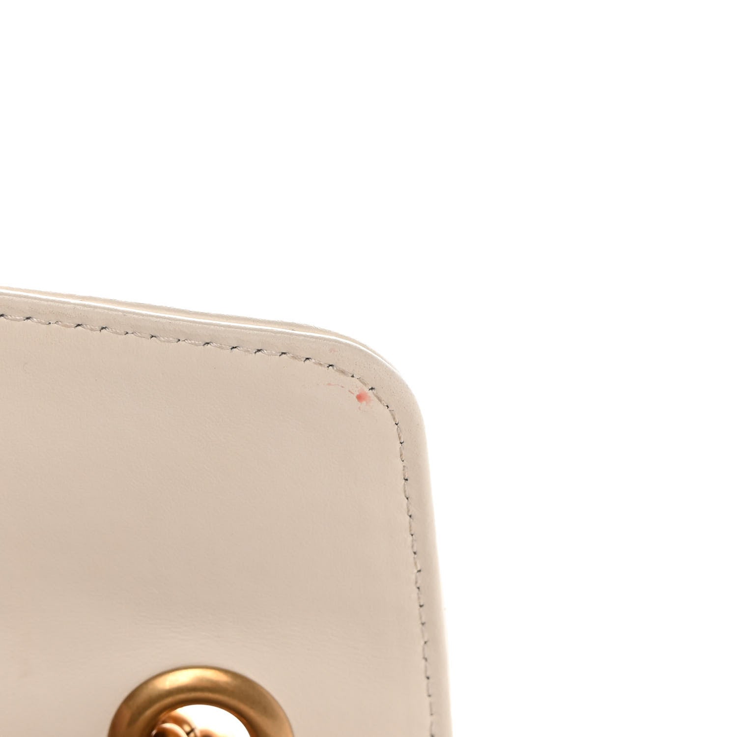 Gucci Calfskin Matelasse Small GG Marmont Shoulder Bag White 14 of 14