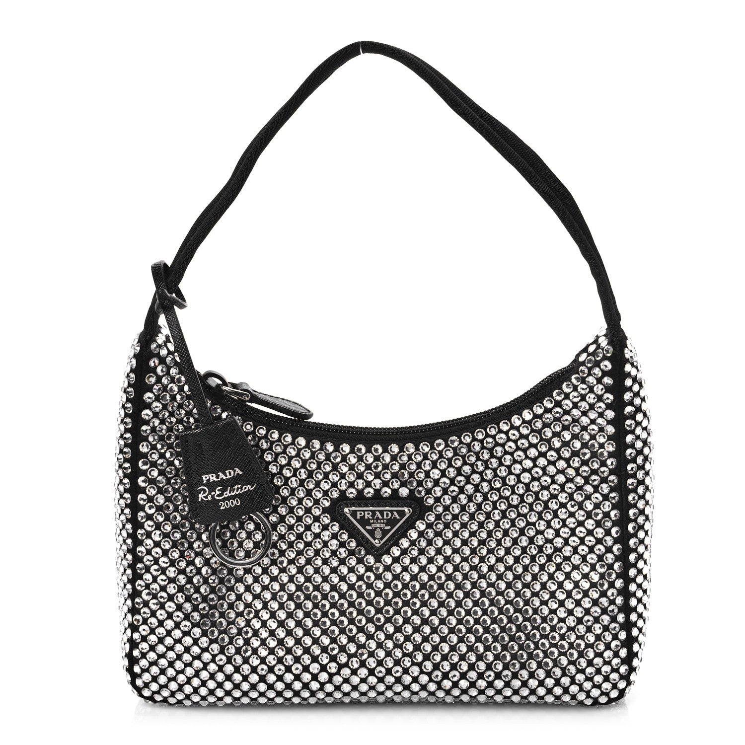 Prada Satin Crystal Mini Re-Edition 2000 Bag Cristal 1 of 9