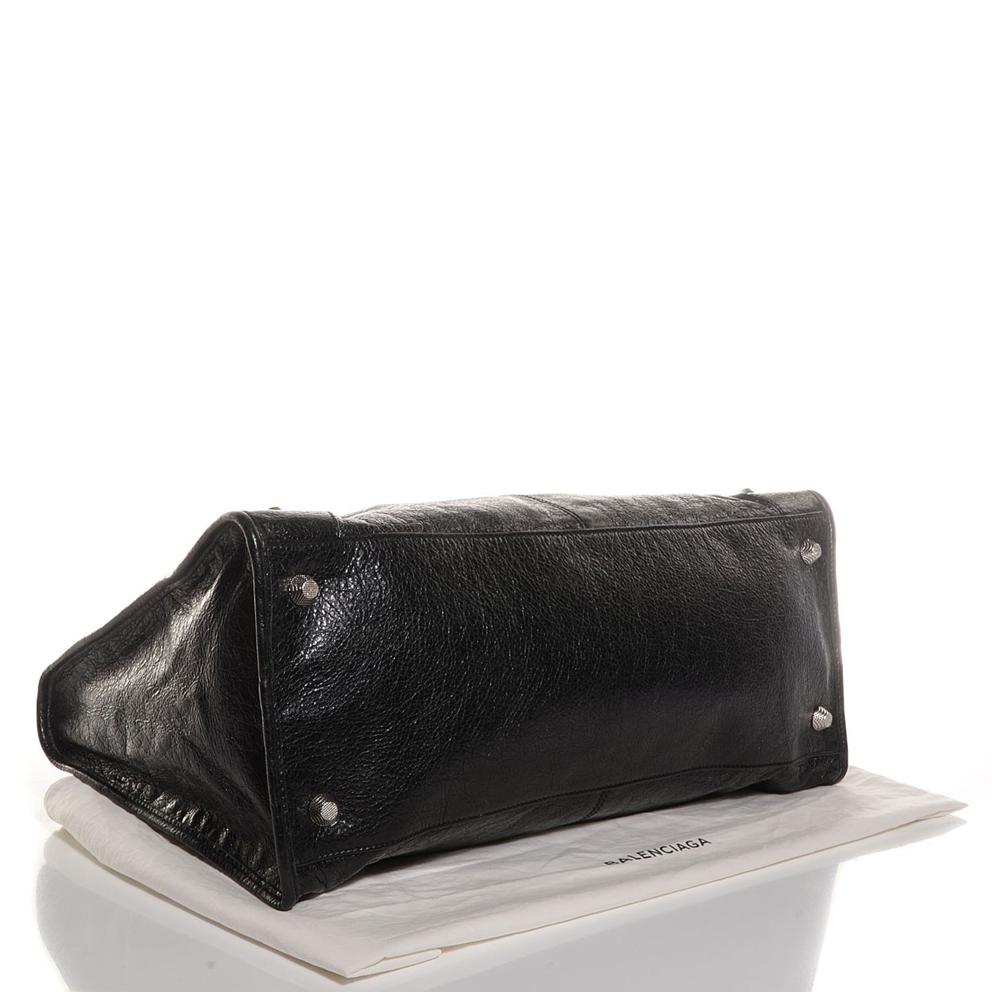 Agneau Giant 12 Silver Hardware Work Black