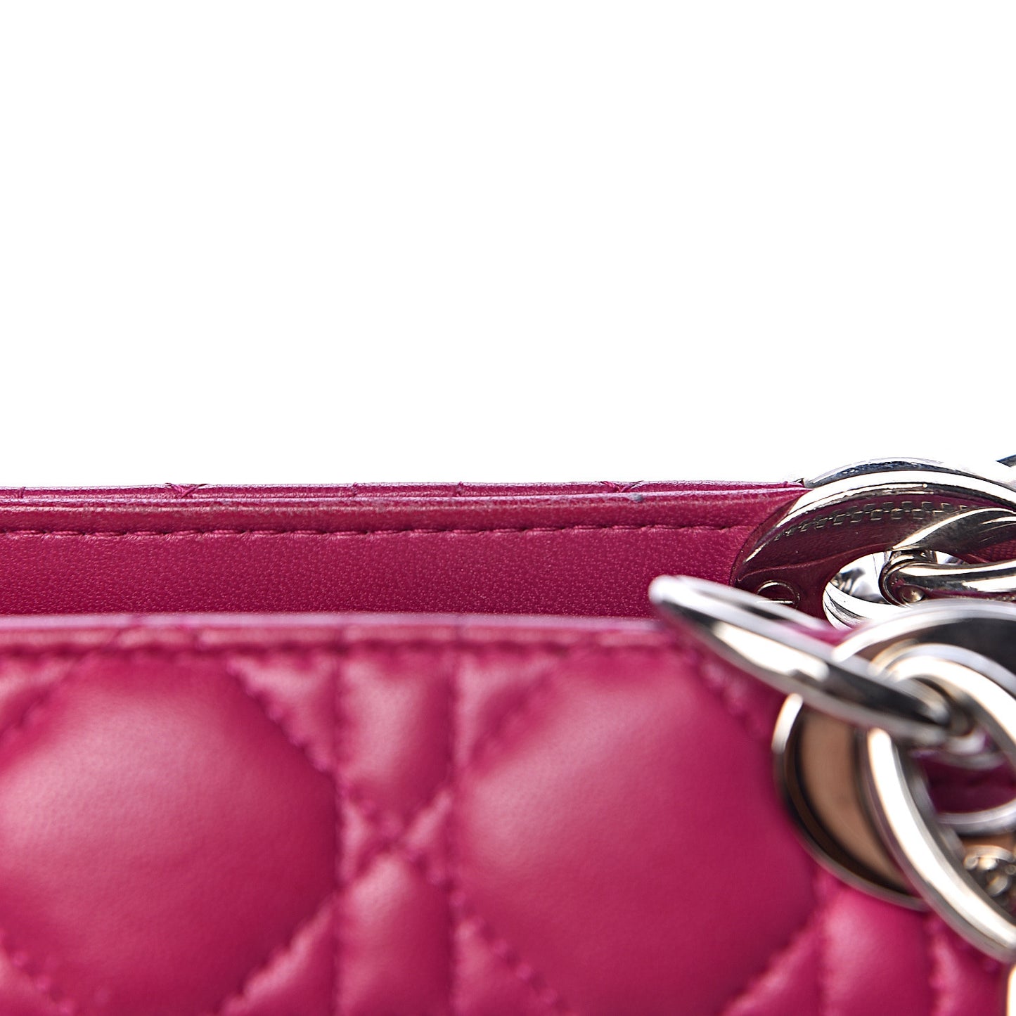Lambskin Cannage Small Dior Soft Zipped Shopping Tote Pink