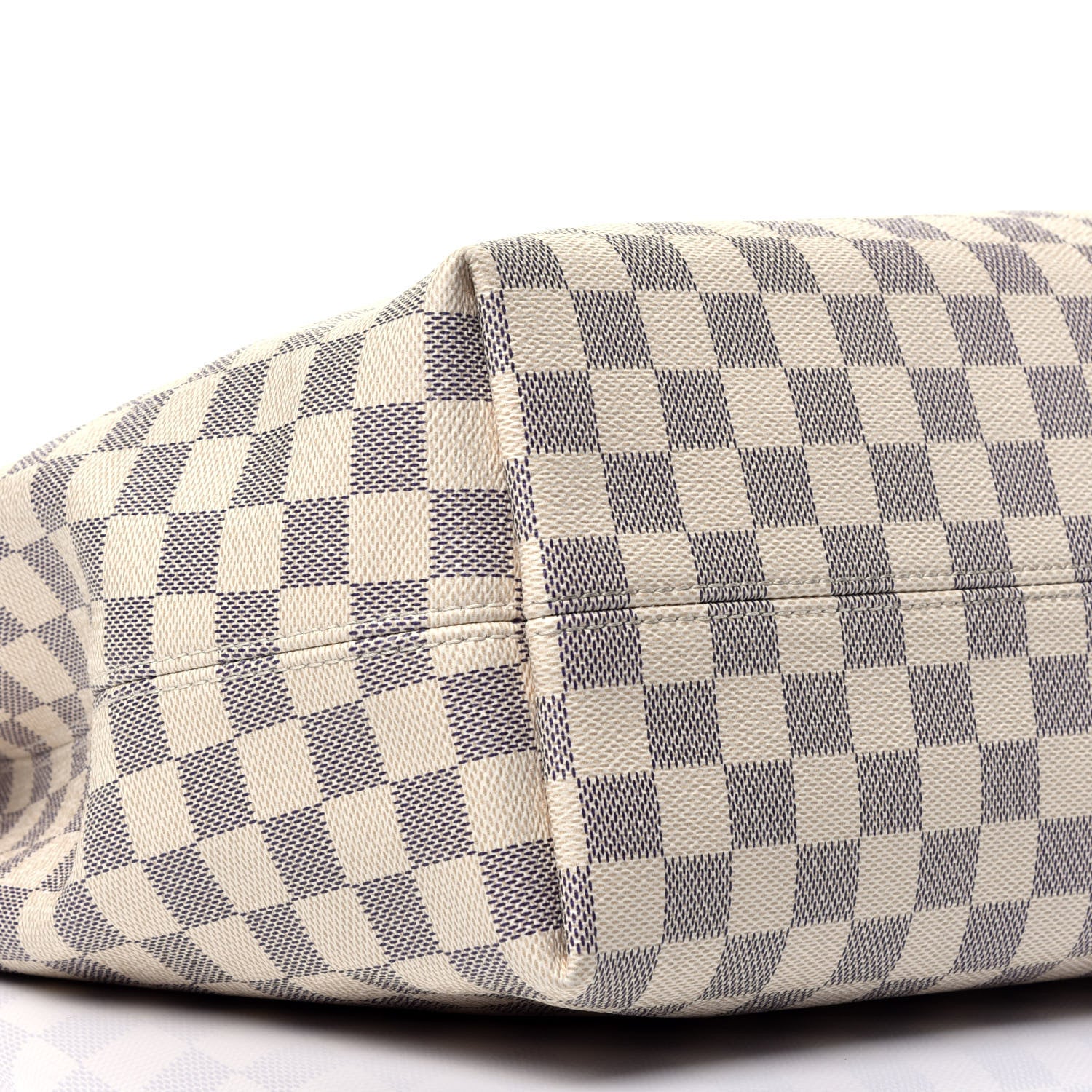 Louis Vuitton Damier Azur Graceful MM Rose Ballerine 7 of 9