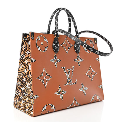 Louis Vuitton Monogram Giant Jungle Onthego GM Black 2 of 4