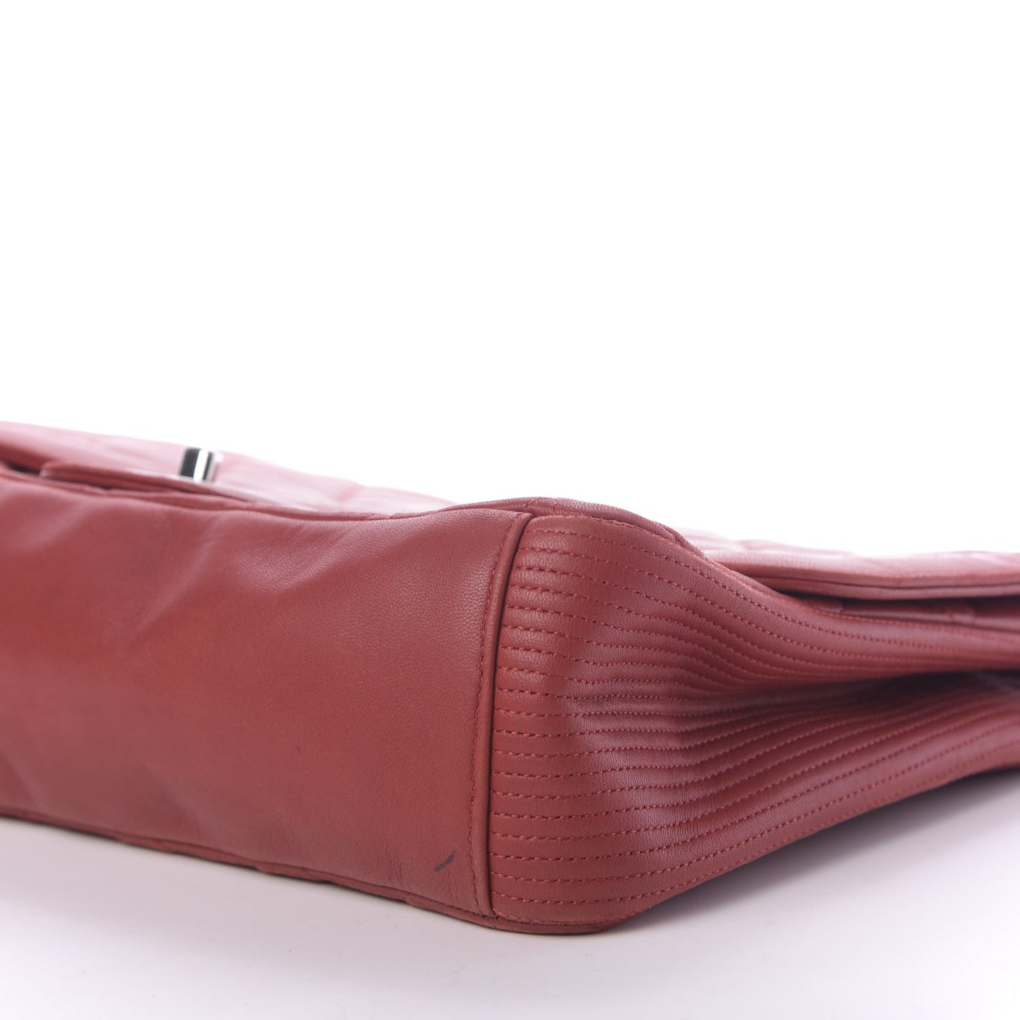 Lambskin Large Coco Rider Flap Red