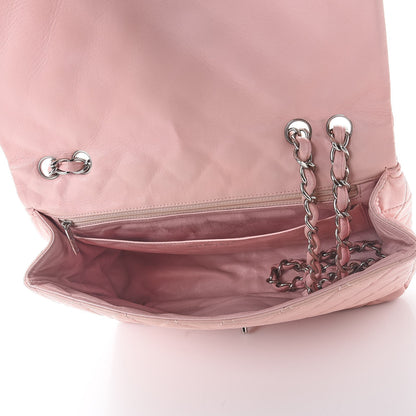 Chanel Lambskin Quilted Jumbo Single Flap Light Pink 6 of 13