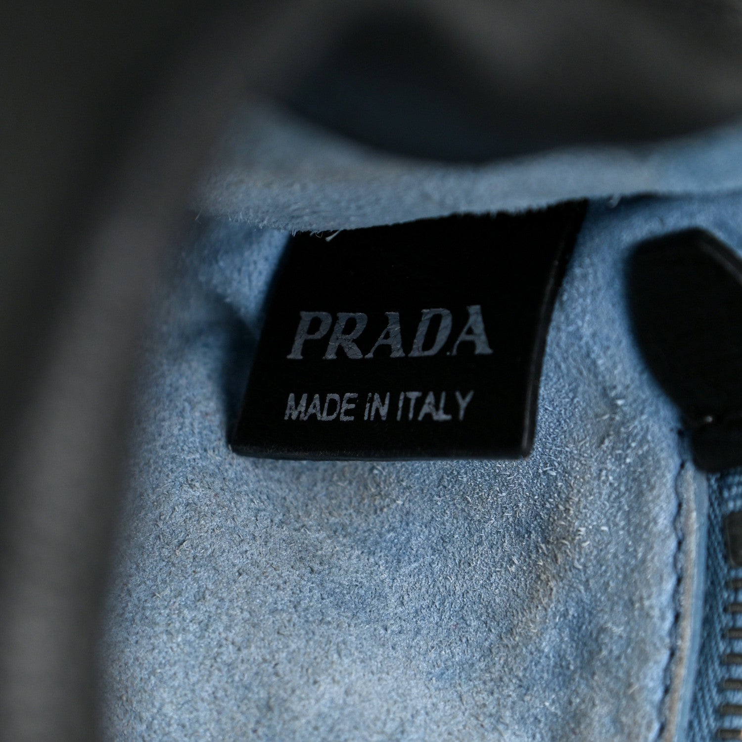 Prada Glace Calfskin Studded Etiquette Flap Black 11 of 16