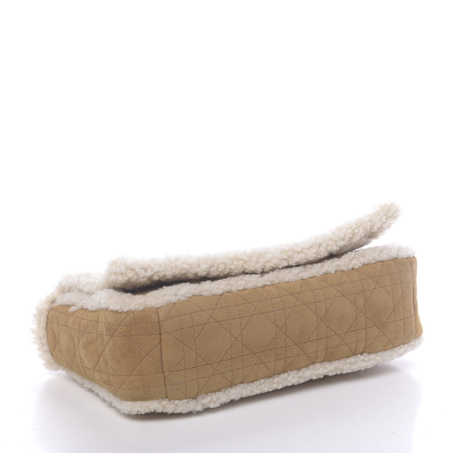 Shearling Cannage Large Caro Bag Camel